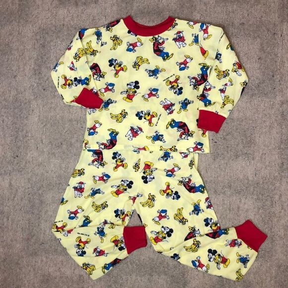 Disney Other - Adorable Mickey & Friends vintage Pajamas | 1980’s | Size 7
